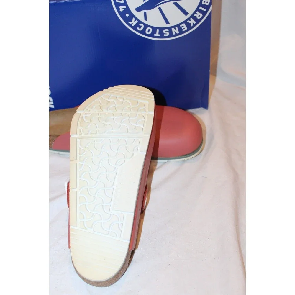 Birkenstock Men's Boston Pro Leather Clogs Mars Red NEW EU 48 Regular $160